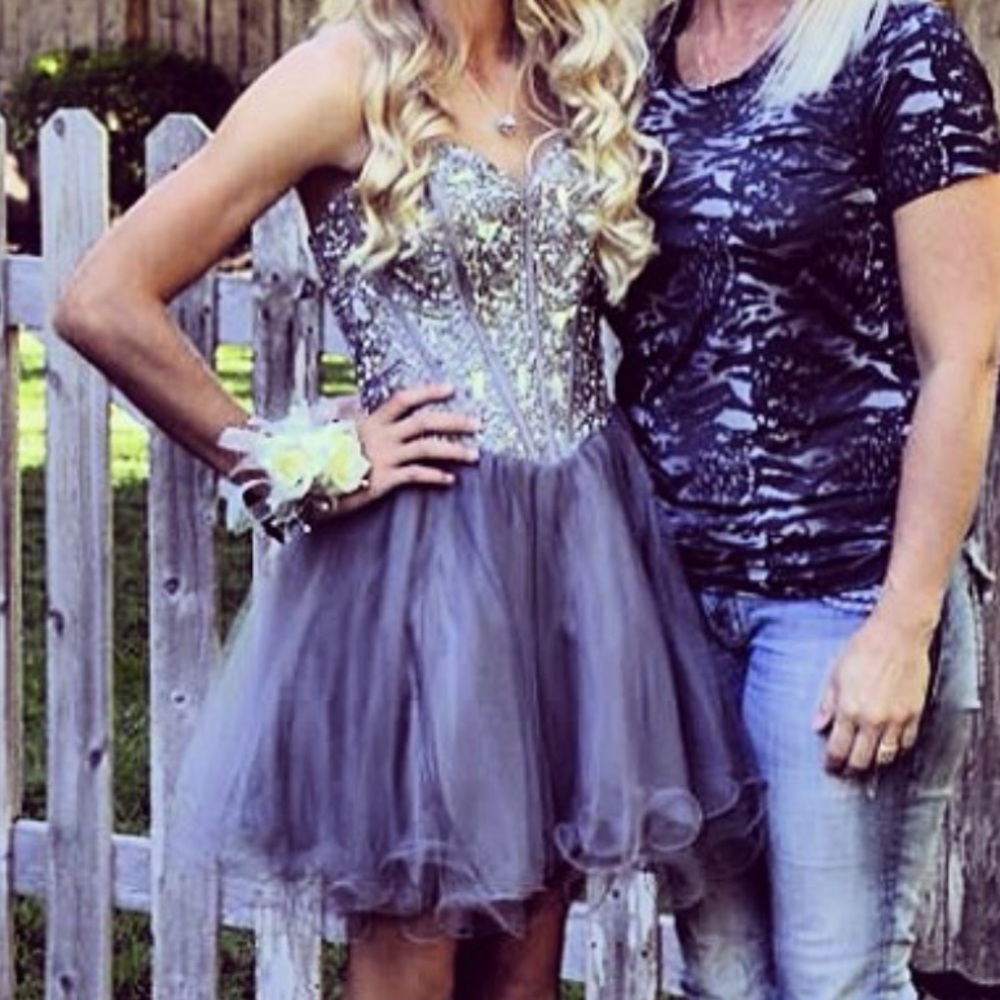 Grey/Silver Party Dress